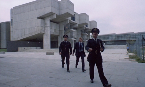 The Brunel University Lecture Centre in A Clockwork Orange. Image courtesy of http://www.collective-zine.co.uk/cboard/topic56559-brutalist-architecture.html